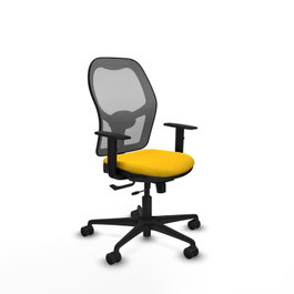 PIQUERAS Y CRESPO Silla de oficina Jorquera Amarillo/Gris