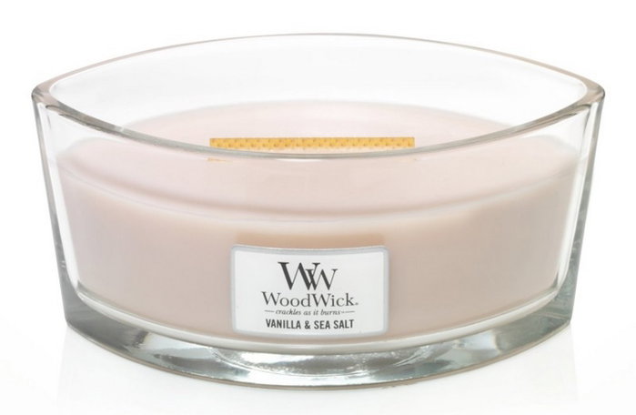 Woodwick Vela Vanilla & Salt Sea 453,6 g