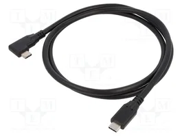 GOOBAY Cable Thunderbolt 3, Thunderbolt 4 y USB 4.0 de 1m, negro
