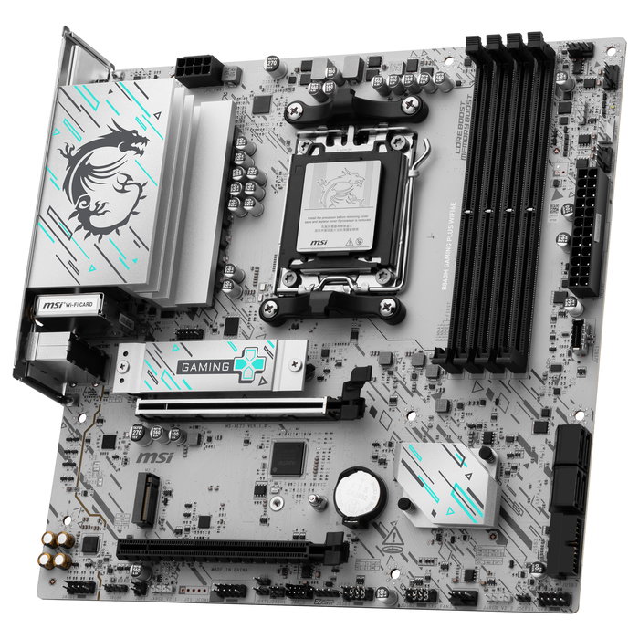 MSI B840M GAMING PLUS WIFI6E Placa Base Socket AM5 DDR5 para Procesadores AMD Ryzen 7000/8000/9000 Series