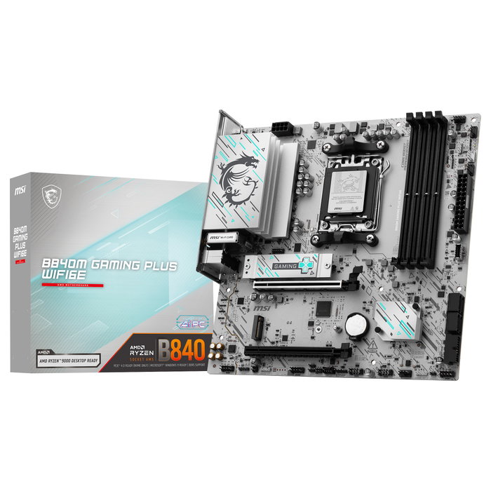 MSI B840M GAMING PLUS WIFI6E Blanco