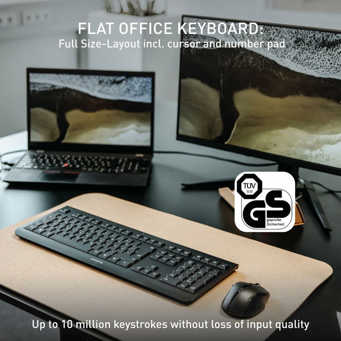 Cherry KW 3000 Teclado Inalámbrico QWERTY Español Negro Cherry KW 3000 Teclado Inalámbrico QWERTY Español Negro