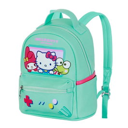 Karactermania Hello Kitty Heady Pq Videog Mochila Turquesa 25x22x15cm