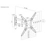 Equip Soporte de pared orientable 650413 para TV de 23-55 pulgadas