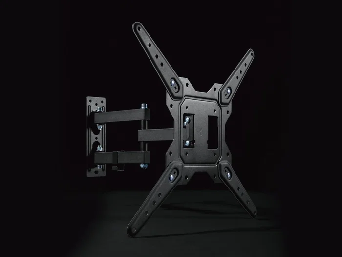 Equip 650413 Soporte de Pared para TV 23-55" - Giratorio e Inclinable - Movimiento Completo - VESA 100x100 a 400x400 - Negro - 30 Kg Carga Máx