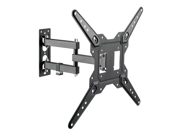 Equip 650413 Soporte de Pared para TV 23-55" - Giratorio e Inclinable - Movimiento Completo - VESA 100x100 a 400x400 - Negro - 30 Kg Carga Máx