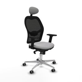 PIQUERAS Y CRESPO Silla de oficina Jorquera Gris claro/Negro