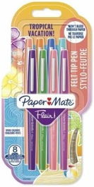 Rotulador Fibra Paper Mate Tropical Vacation Surtido Blister De 8