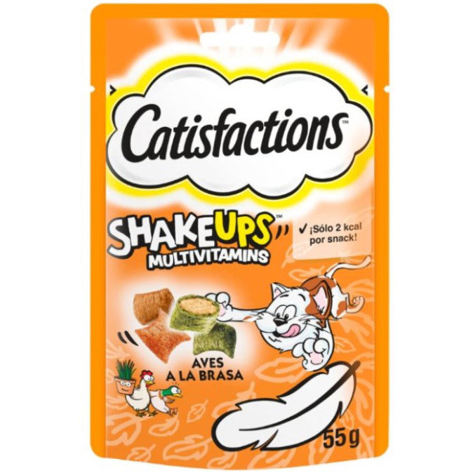 Catisfactions Shakeups Aves a la Brasa 6x55g Catisfactions Shakeups Aves a la Brasa 6x55g