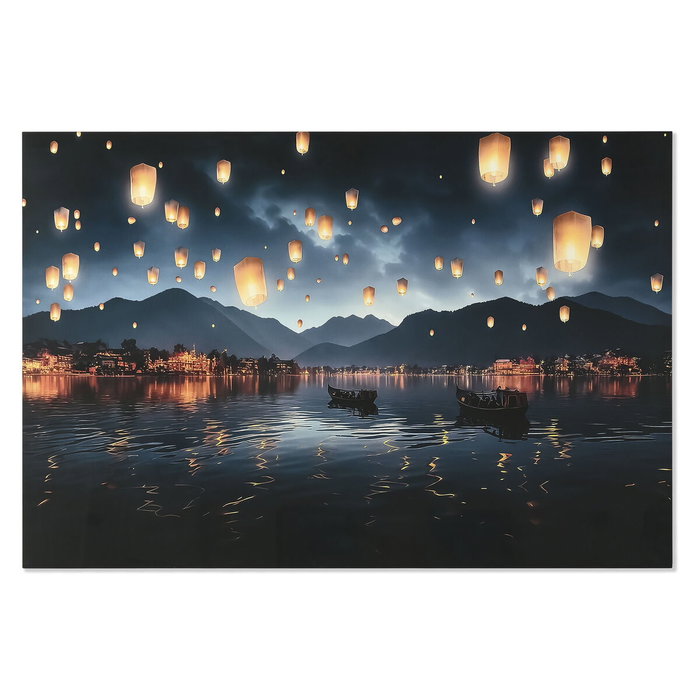 DKD Home Decor Cuadro de Cristal Templado Fotoimpreso 150x100 cm Multicolor