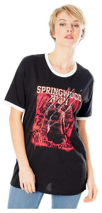 Pesadilla en Elm Street Camiseta Springwood High Talla S