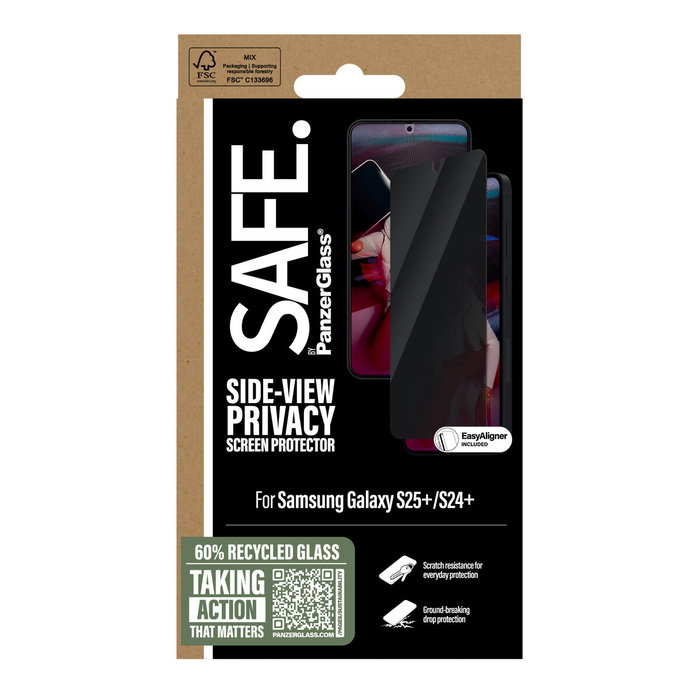 Panzerglass Safe. Privacy para Samsung Galaxy S25+ UWF