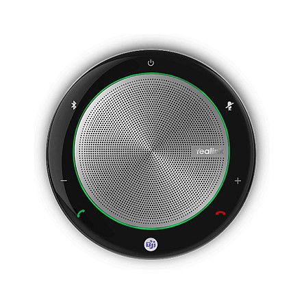 Yealink CP900 UC, Altavoz Bluetooth, USB, 2450 mAh, 12h Conversación, Negro y Plata
