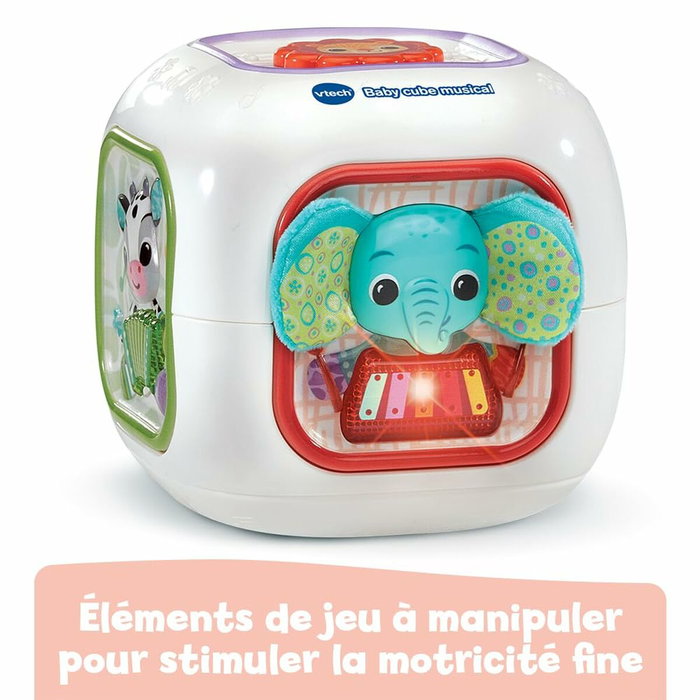 Vtech Baby Cubo Musical para Bebé con texturas y melodías