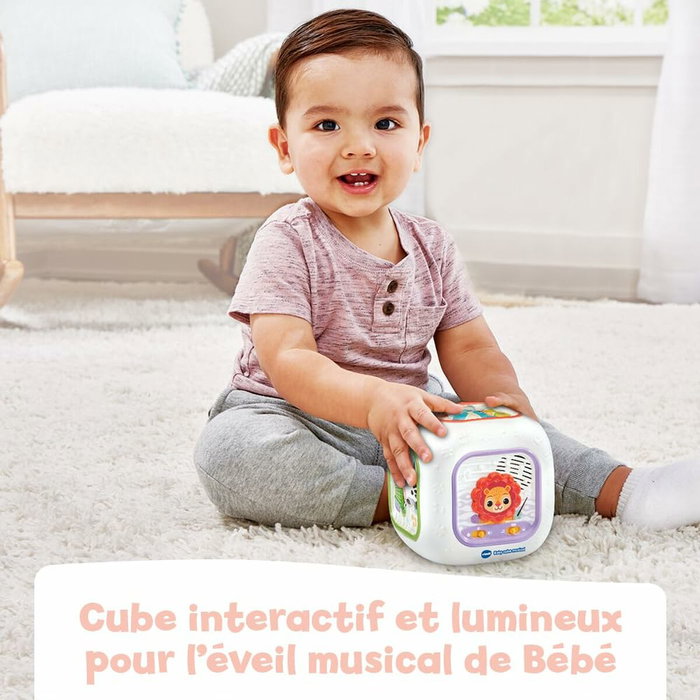 Vtech Baby Cubo Musical para Bebé con texturas y melodías