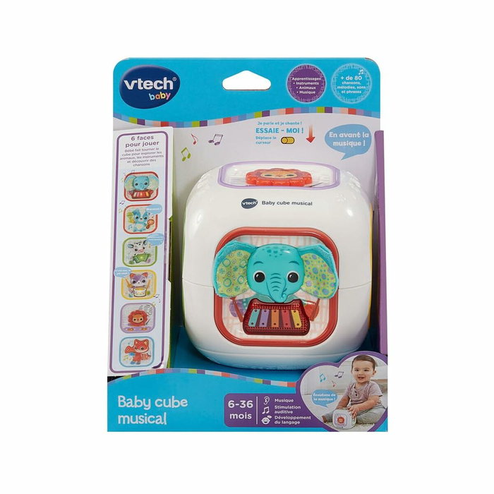 Vtech Baby Cubo Musical para Bebé con texturas y melodías
