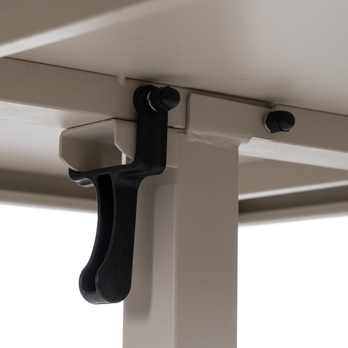 Mesa Auxiliar Plegable Taupe Acero 70 X 70 X 74 cm