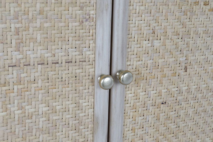 DKD Home Decor Recibidor Scandi Natural 92 x 40 x 181 cm Paulownia, Ratán, Espejo DKD Home Decor Recibidor Scandi Natural 92 x 40 x 181 cm Paulownia, Ratán, Espejo