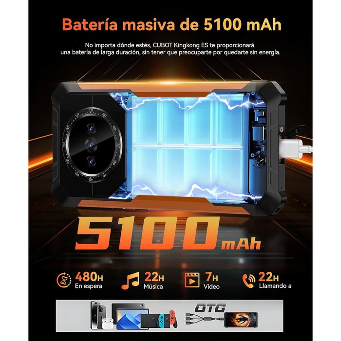Cubot KingKong ES 6,56 pulgadas 6GB RAM 128GB ROM