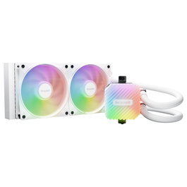 Be Quiet! LIGHT LOOP 240mm ARGB White Refrigeración Líquida AIO para CPU, Ventiladores 120mm ARGB, Blanco, 105.1 m³/h, Compatible con LGA 1851/1700/AM5/AM4