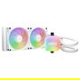 Be Quiet! LIGHT LOOP 240mm ARGB White Refrigeración Líquida AIO para CPU, Ventiladores 120mm ARGB, Blanco, 105.1 m³/h, Compatible con LGA 1851/1700/AM5/AM4