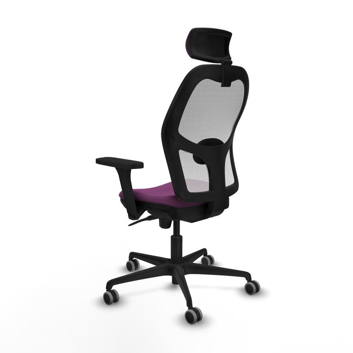 PIQUERAS Y CRESPO Silla de oficina Jorquera con mecanismo Sincro, Morado y Blanco PIQUERAS Y CRESPO Silla de oficina Jorquera con mecanismo Sincro, Morado y Blanco