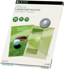 Funda Plastificar Leitz 310X460 (A3) 80Μ Paquete De 100