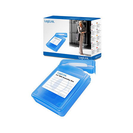 LogiLink UA0133 Funda de protección para HDD de 3.5 pulgadas, Azul LogiLink UA0133 Funda de protección para HDD de 3.5 pulgadas, Azul