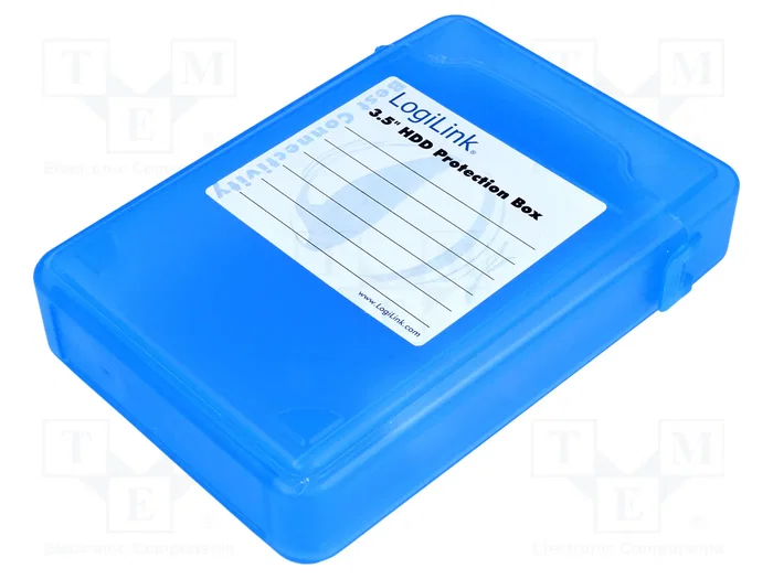 LogiLink UA0133 Funda de protección para HDD de 3.5 pulgadas, Azul LogiLink UA0133 Funda de protección para HDD de 3.5 pulgadas, Azul