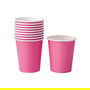 Algon Set 24 Vasos Cartón Fucsia 200 cc 7,5 x 8 x 7,5 cm (36 Unidades)