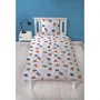 Mario Bros Juego de Cama Microfibra 140x200 cm + 1 Funda Almohada 63x63 cm AAART15018