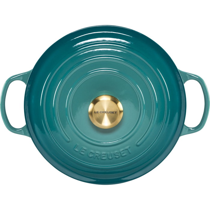 Le Creuset Signature Asador Redondo 26 cm Bleu Riviera Le Creuset Signature Asador Redondo 26 cm Bleu Riviera