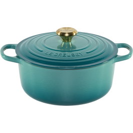 Le Creuset Signature Asador Redondo 26 cm Bleu Riviera