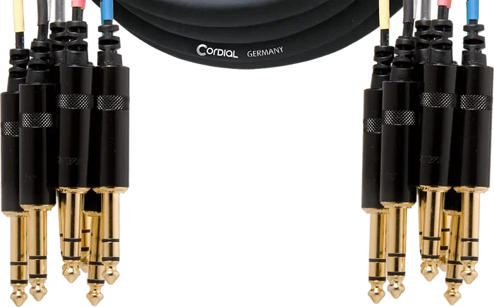 Cordial Multipar 8 Jack/Jack Estéreo 5 M