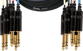 Cordial Multipar 8 Jack/Jack Estéreo 5 M