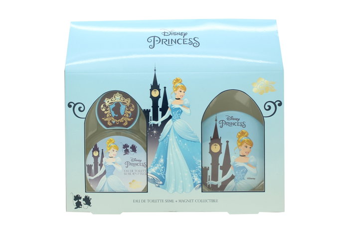 Disney Cinderella Set de regalo con Eau de Toilette de 50 ml e imán coleccionable
