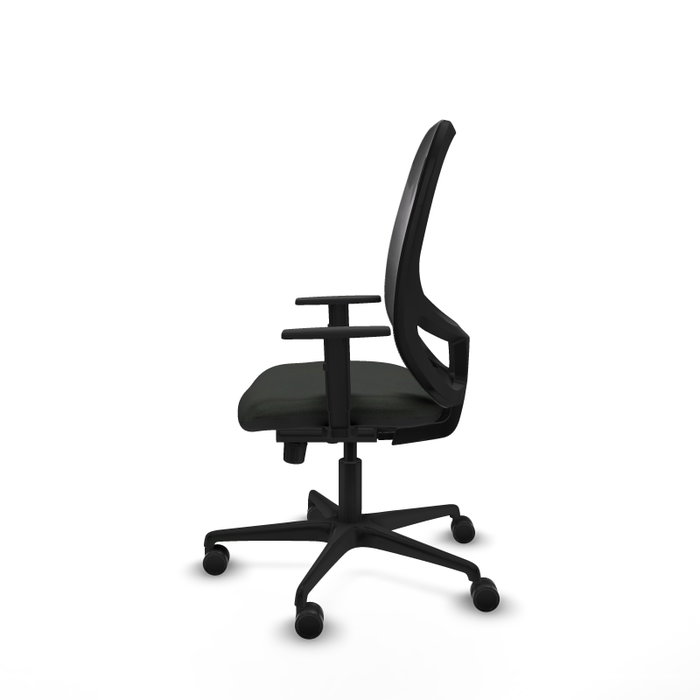 PIQUERAS Y CRESPO Silla de oficina Cilanco con mecanismo Sincro, Negro