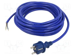 PLASTROL Cable de alimentación H07BQ-F 3x1,5mm² 10m
