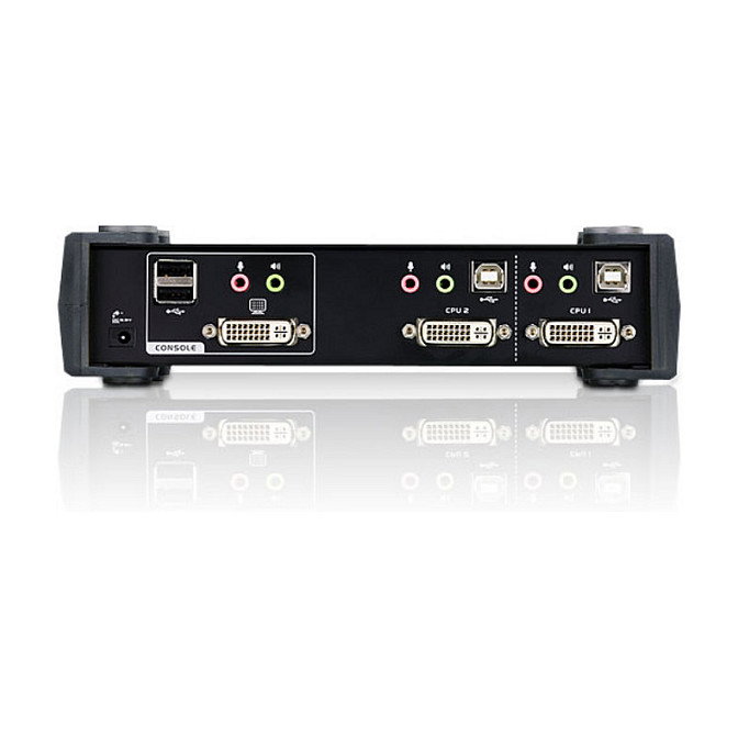 ATEN KVM Switch 2-fach USB/Audio Umschalter