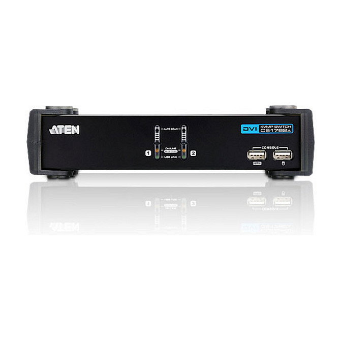 ATEN KVM Switch 2-fach USB/Audio Umschalter
