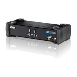 ATEN KVM Switch 2-fach USB/Audio Umschalter