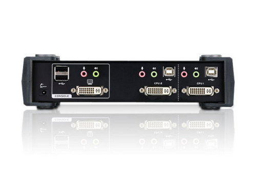 ATEN CS1762A Switch KVM 2 puertos DVI con USB 2.0 y Audio