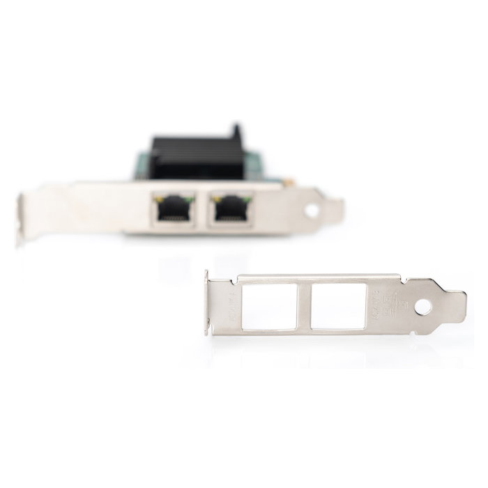 Digitus DN-10132 Tarjeta de Red Gigabit Ethernet Dual 2 Puertos PCIe