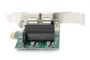 Digitus DN-10132 Tarjeta de Red PCI Express Gigabit Ethernet Dual 2 Puertos con Chipset Intel 82575EB - Para Servidores, Estaciones de Trabajo y Compatible con VMware ESXi