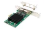 Digitus DN-10132 Tarjeta de Red PCI Express Gigabit Ethernet Dual 2 Puertos con Chipset Intel 82575EB - Para Servidores, Estaciones de Trabajo y Compatible con VMware ESXi
