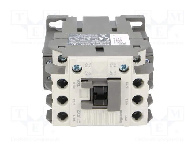 LEGRAND CTX3 Contactor 3-polar 12A 24V DC LEGRAND CTX3 Contactor 3-polar 12A 24V DC