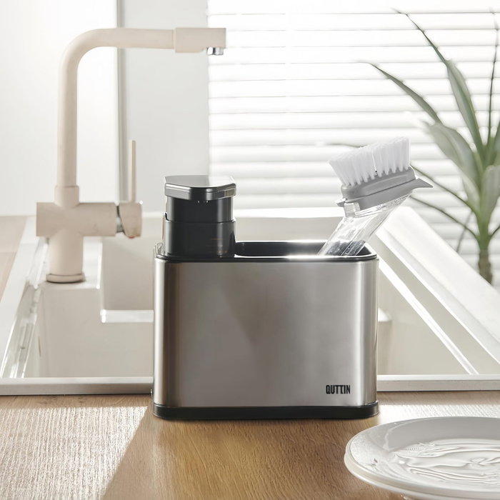 Quttin Organizador Limpieza Cocina con Dispensador 18 x 8.5 x 19 cm (12 Unidades)