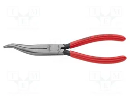 KNIPEX Alicates semiredondos acodados de 200 mm
