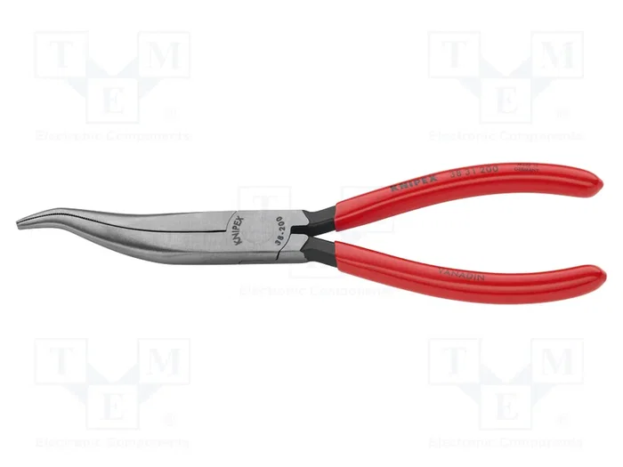 KNIPEX Alicates semiredondos acodados de 200 mm KNIPEX Alicates semiredondos acodados de 200 mm