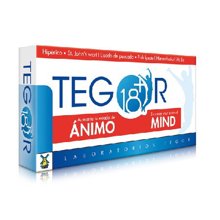 TEGOR 18+ Animo Mind 40 cápsulas